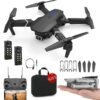 Remote Control Dual Camera Drone 4K 1080P Obstacle Avoidance 5G WiFi Selfie Gesture RC Drone Brushless Motor 360° Rotate Headless Mode Auto Hover Function
