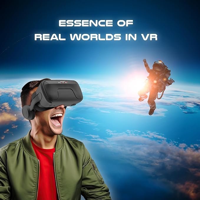 Procus ONE Virtual Reality Headset 40MM Lenses -For IOS and Android β (Black) - Image 4