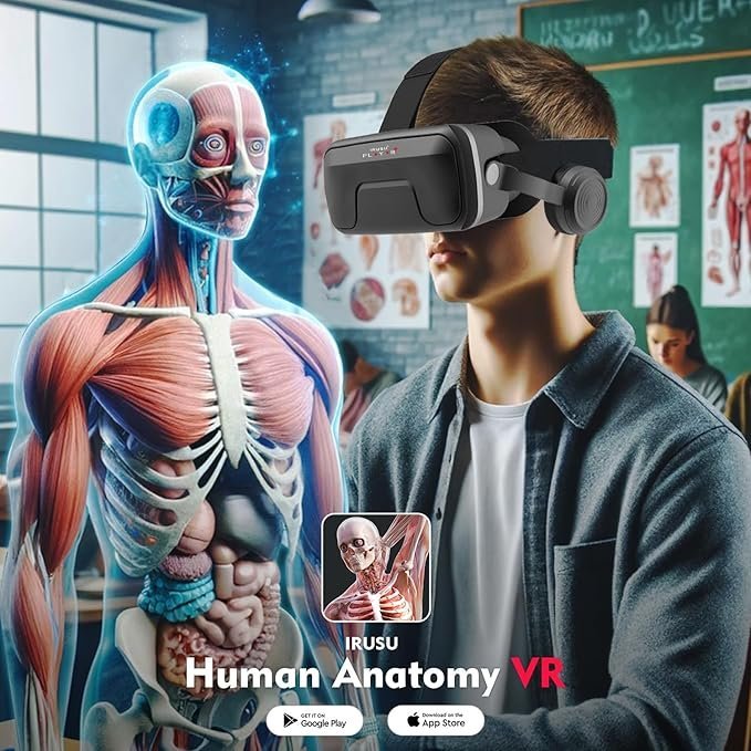 Procus ONE Virtual Reality Headset 40MM Lenses -For IOS and Android β (Black) - Image 3